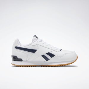 Reebok Royal Glide Ripple Turnschuhe Kinder - Weiß/Navy - DE 463-IPU